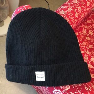 Madewell Black Knit Winter Hat